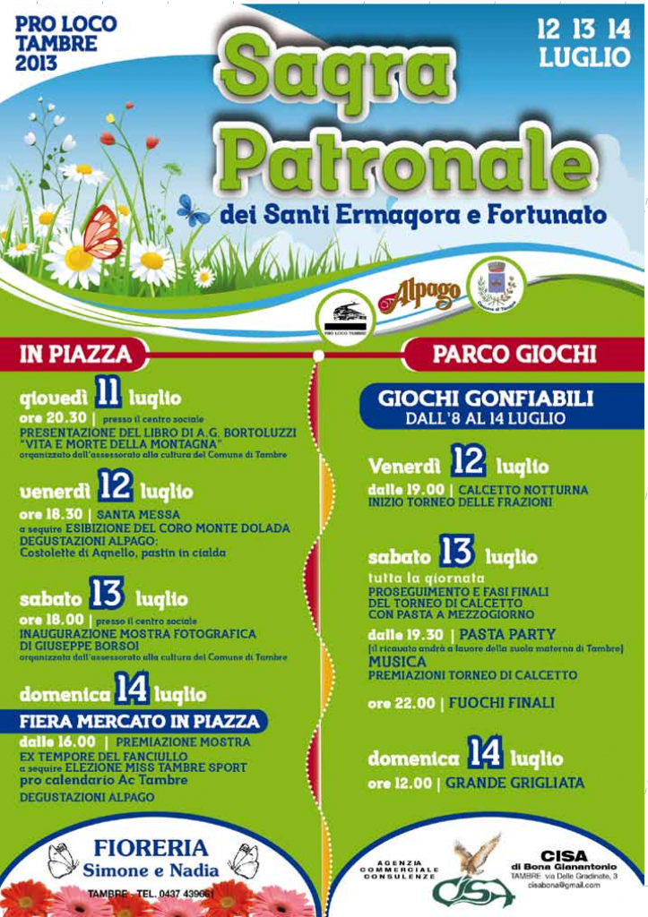 manifesto sagra dei patroni 2013