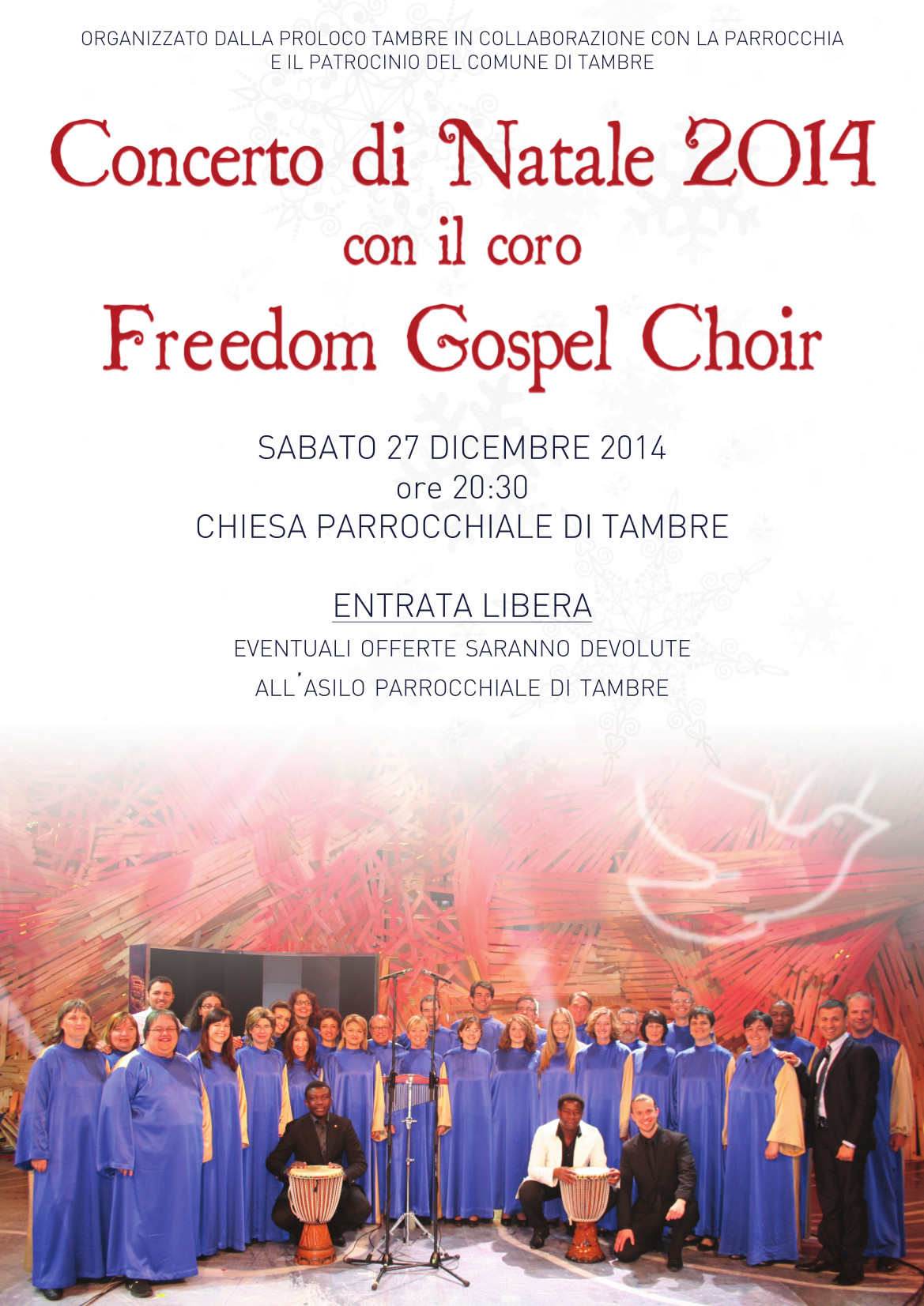 manifesto per concerto gospel 2014